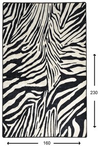 Tapete Zebra – Multicolor – 160x230 cm | Tribo Home