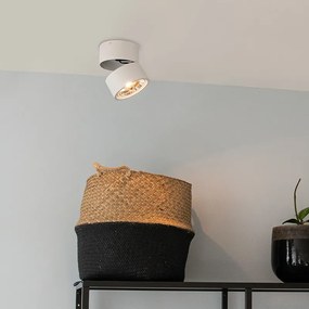 Foco moderno branco redondo ajustável - Go Nine