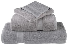 Toalhas de mãos premium SOLUND 4pcs 30x30 cm 600 g/m2 cinzento