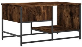 Mesa de centro 85,5x51x45 cm derivados madeira carvalho fumado