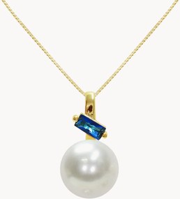 Colar em prata artesanal banhado a ouro Mist