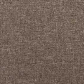 Banco 70x35x41 cm tecido cinza-acastanhado