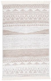 vidaXL Tapete 160x230 cm algodão bege