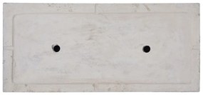 Vaso para plantas branco 60 x 29 x 30 cm MYRA Beliani
