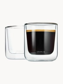 Copos de vidro duplo Nero, conjunto de 2
