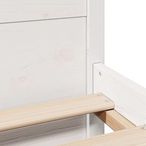 Estrutura de cama c/ cabeceira sem colchão 180x200 cm branco