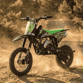 MINI MOTO PARA CRIANÇAS MINICROSS gasolina 60cc Roan RXT 12"/10" Verde
