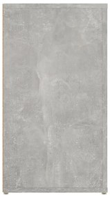 Aparador 100x33x59,5 cm derivados de madeira cinzento cimento