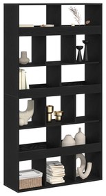 Divisória de Ambiente 2 pcs Carvalho preto 100x33x187,5 cm Madeira eng