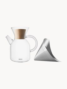 Cafeteira de vidro de borosilicato Cary, conjunto de 2
