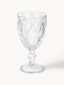 Copos de vinho com padrão texturizado Colorado, conjunto de 4