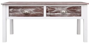 Mesa de centro 100x50x45 cm madeira castanho