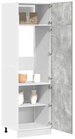 Armário para frigorífico “Lyon” 60x57x207 cm cinza