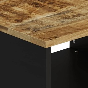 Mesa de centro 60x50x40 cm madeira de mangueira maciça