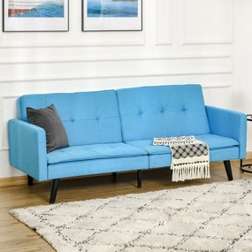 Sofá-Cama Mary - Azul - Design Nórdico