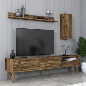 Móvel TV Valensiya – Nogal – 180x35x45 cm