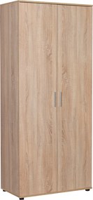 Roupeiro "Aurelio" – Carvalho Sonoma– 80 x 187 x 47 cm – Design Modern