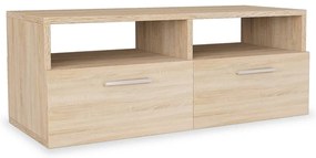 Móveis de TV 2 pcs aglomerado 95x35x36 cm cor carvalho