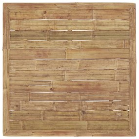 Mesa de jardim 65 x 65 x 30 cm bambu