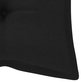 Banco de jardim dobrável com almofadão 118 cm bambu