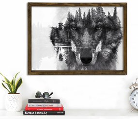 Quadro Decorativo em MDF MZM778 – Multicolor – 50 x 70 cm