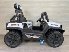 Carro eletrico crianças Todo terreno buggy guepard 2 Lugares branco