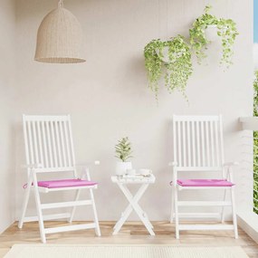 Almofadões p/ cadeira 2pcs 50x50x4cm tecido rosa