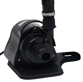 Bomba de filtro para piscina 4 m³/h preto e azul