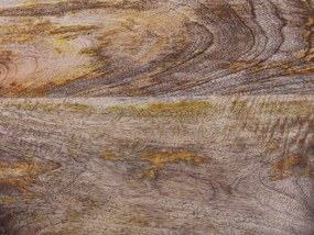 Mesa de centro em madeira clara ⌀ 49 cm EDNA Beliani