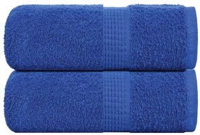 Toalhas de mãos 2 pcs 30x30 cm 360 g/m2 100% algodão azul