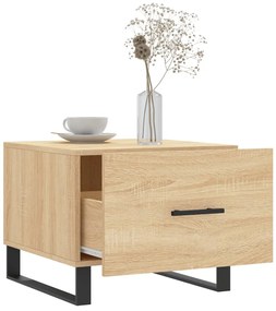 Mesas de centro 2 pcs 50x50x40cm deriv. madeira carvalho sonoma