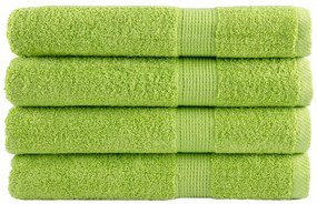 Toalhas premium SOLUND 4 pcs 100x200 cm 600 gsm verde maça