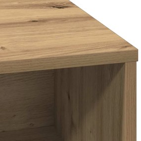 Aparador com LED Carvalho Artesanal 71x34,5x75 cm Madeira de Engenhari