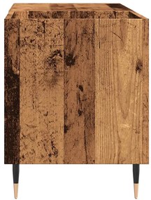Armário p/ discos 84,5x38x48 cm derivados madeira madeira velha