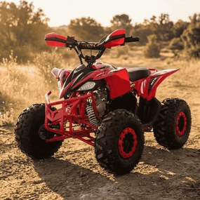 MINI MOTO 4 INFANTIL GASOLINA 125cc MTR KF8 VERMELHA