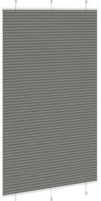 Antracite Plissada Cega 120x200 cm Largura Tecido 119,4 cm