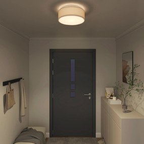 Luzes de Teto Embutidas Taupe Ø 38 cm Tecido E27
