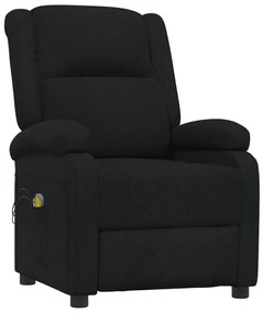 Poltrona de massagens elétrica tecido preto