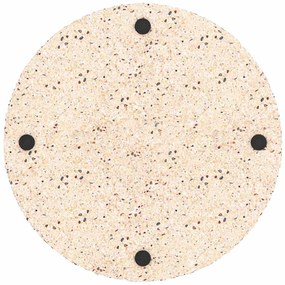 Base de Parasol para Postes de 37/42/52/58mm em Concreto Amarelo, 20kg