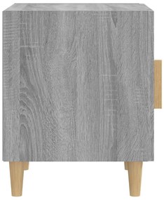 Mesa de cabeceira 2 pcs derivados de madeira cinzento sonoma