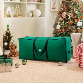 Saco de armazenamento 122 x 40 x 51 cm para árvore de Natal Verde