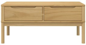 Mesa de centro FLORO 99x55,5x45 cm pinho maciço castanho mel