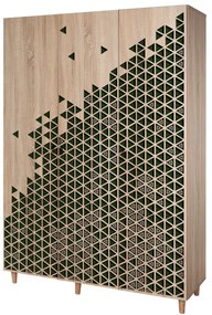 Roupeiro Mode – Carvalho Sonoma – 135x192x52 cm