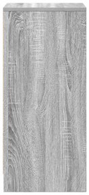 Aparador 29,5x34x76 cm derivados de madeira cinzento sonoma