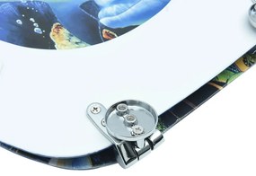 Assento de sanita com tampa MDF design golfinhos