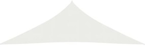 Para-sol estilo vela 160 g/m² 3,5x3,5x4,9 m PEAD branco