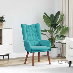 Poltrona Relaxante Velvet Turquesa