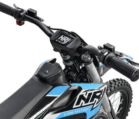 MOTO CROSS elétrica para crianças Bateria de lítio de 2000W NRJ 14/12 Azul