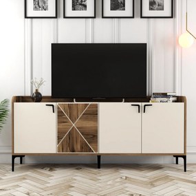 Console Venedik – Walnut Cream – 180 x 78 x 35 cm