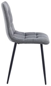 Cadeira Stuhl Tecido - Cinza escuro